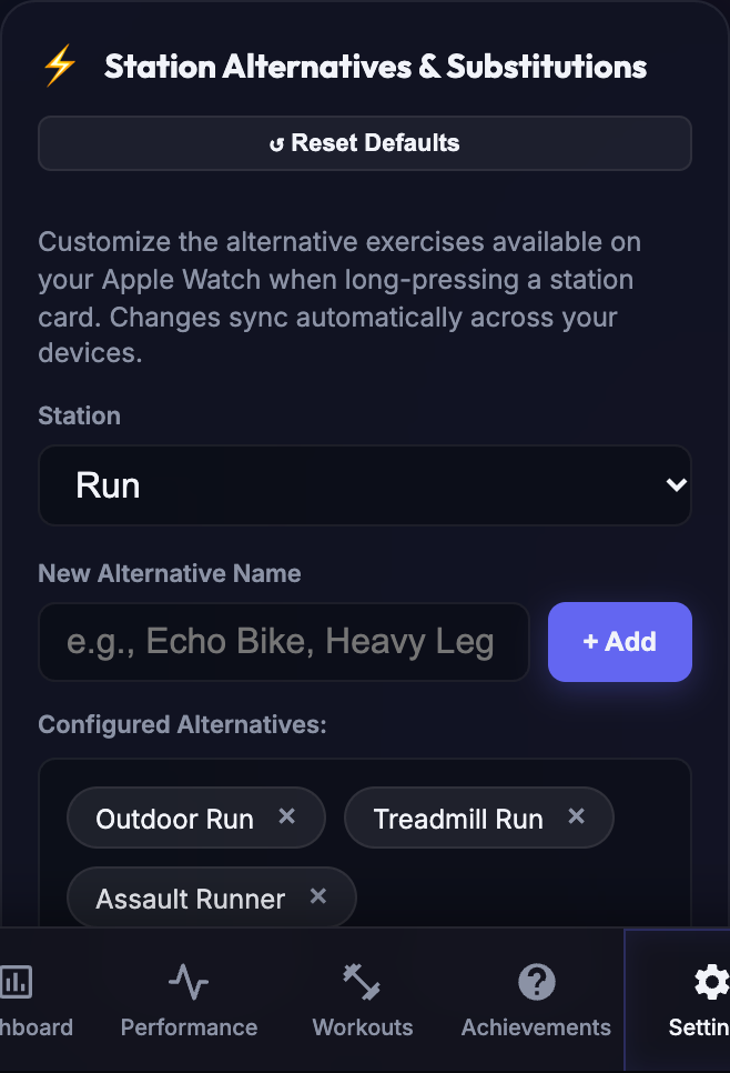 Station Alternatives Mobile