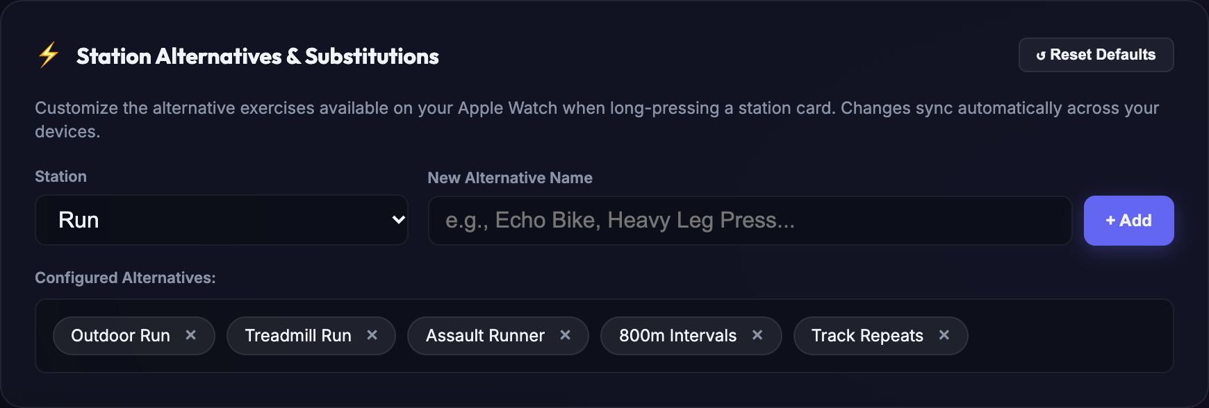Station Alternatives Desktop