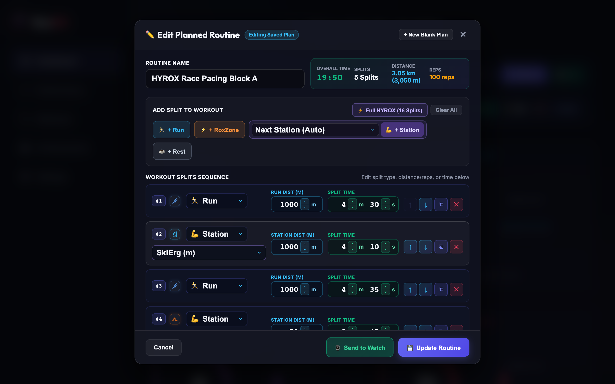 Plan Routine Builder Desktop