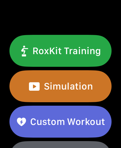 RoxKit Watch Main Menu
