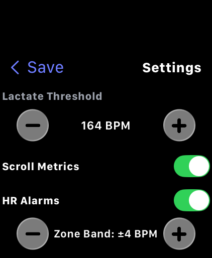 Precision Pacing Settings