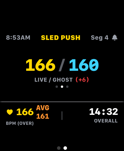 Favorite Ghost Replay HUD